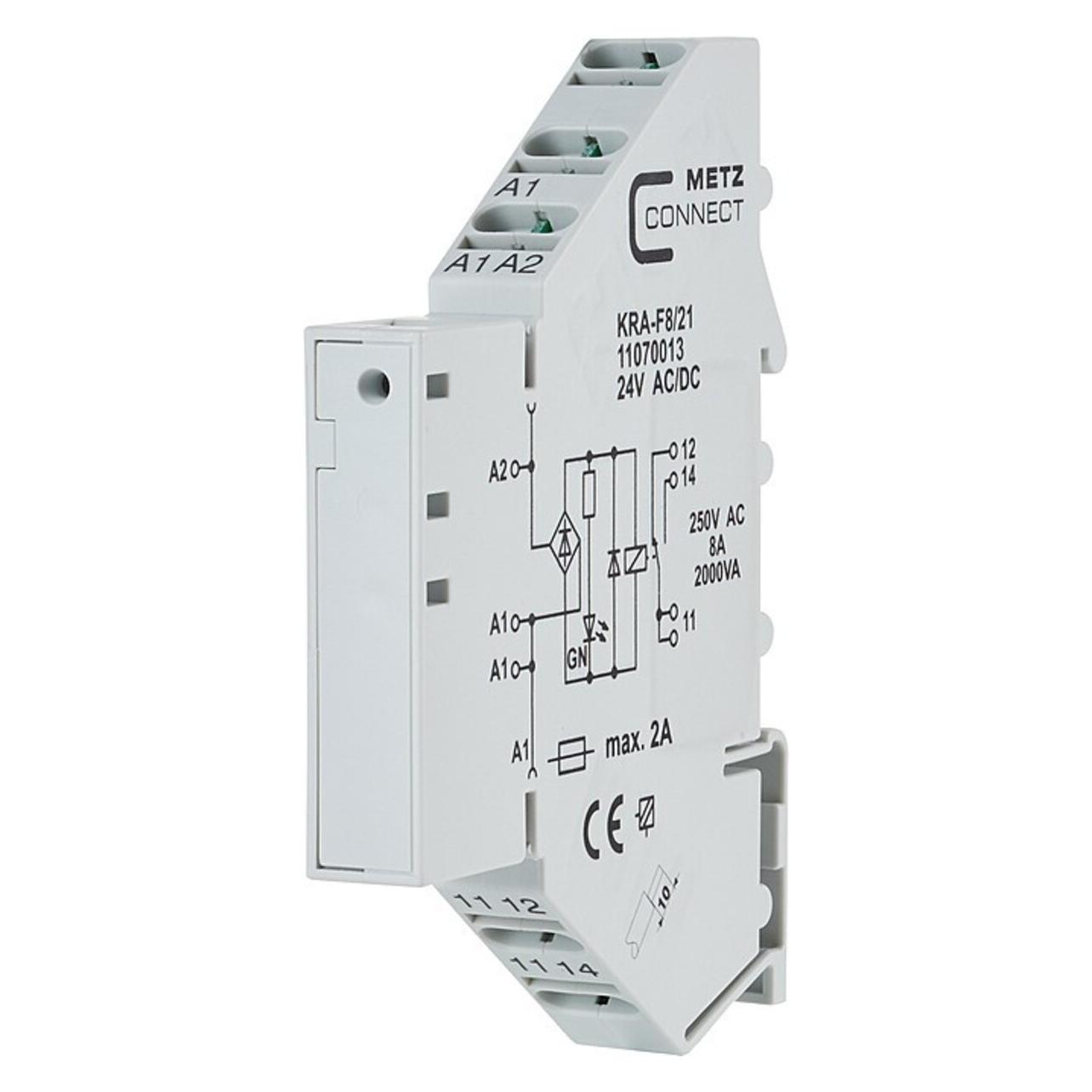 Metz Connect 11070013 Leistungsrelais Weiss (11070013)