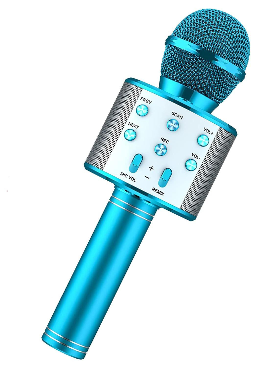 Selius Draadloze Bluetooth karaokemicrofoon met ingebouwde luidspreker en opnamefunctie