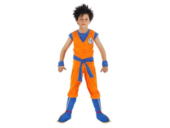 Chaks - Goku Saiyajin-kostuum voor jongens, anime-conventie, cosplay