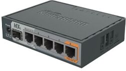 MIKROTIK RB760IGS Routerboard Hex S Gigabit 5 porte con una porta SFP e unuscita PoE