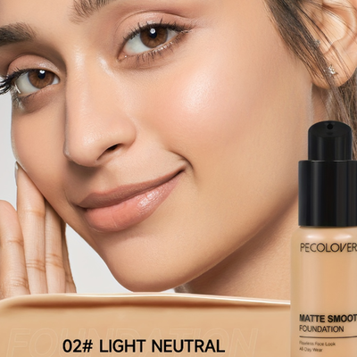 Lush Living Finds Waterproof Finish Liquid Foundation Full Coverage Oil Control Concealer For All Skin Tones 2