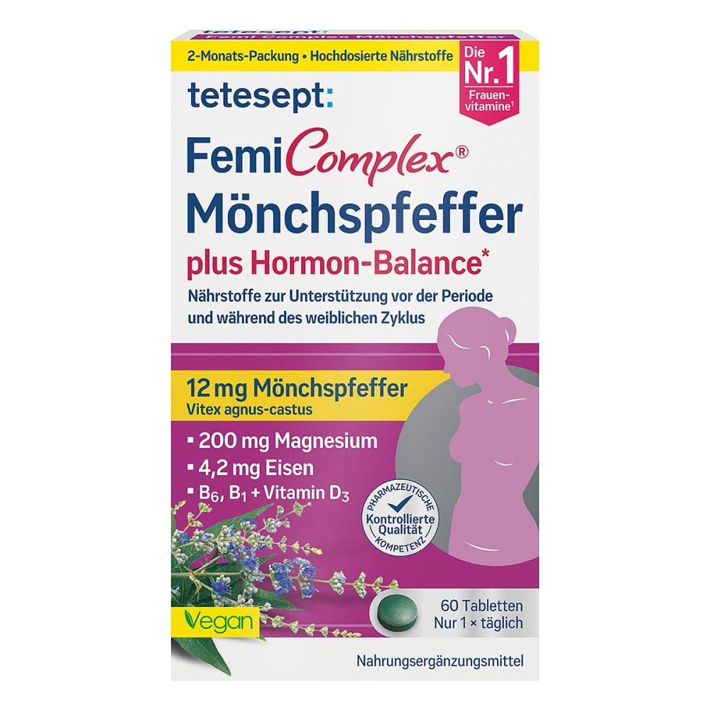 Merz Consumer Care GmbH Tetesept Femi Complex Mönchspfeffer Filmtabletten 19421402