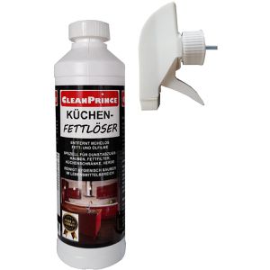 Cleanprince Fettlöser Küchenfettlöser, Spray, schlieren- & streifenfrei, 500ml