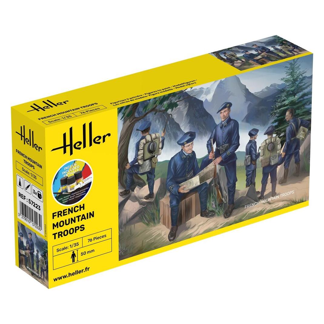 Heller STARTER KIT French Mountain Troops (57223)