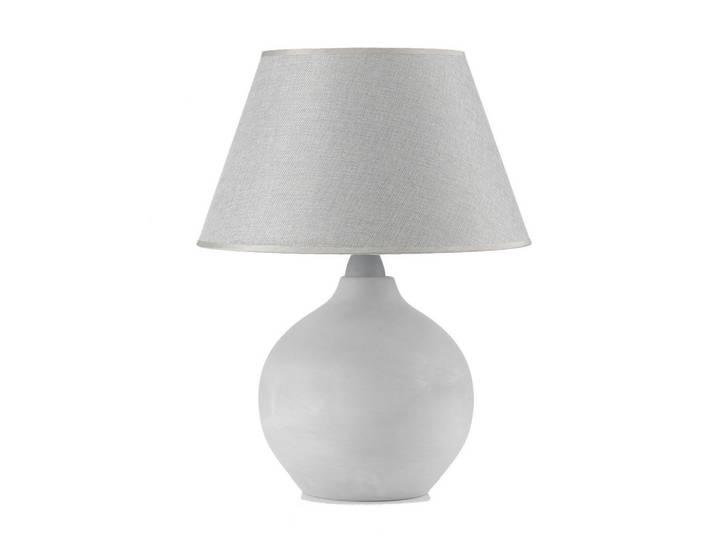 Tischleuchte, Grau, Keramik, 52 cm, Lampen & Leuchten, Innenbeleuchtung, Tischlampen, Tischlampen