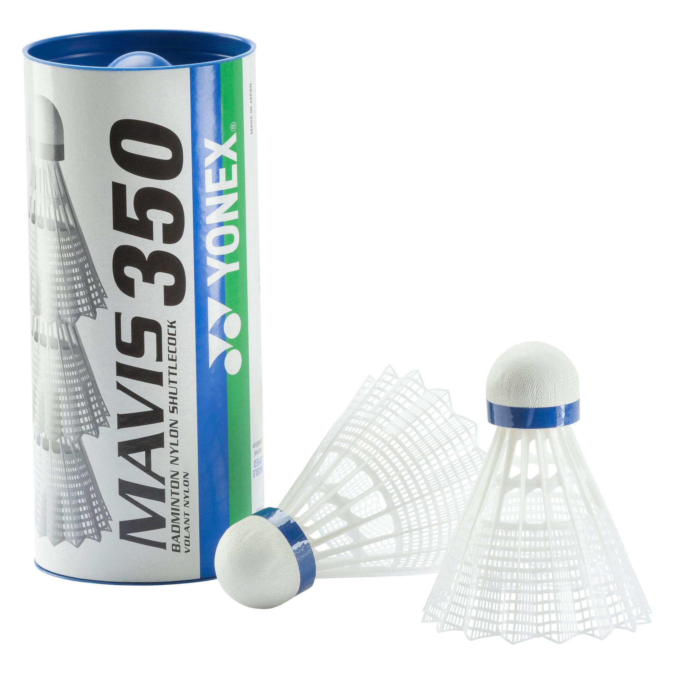 Yonex MAVIS 350 Badmintonball 3er weiss medium (103550)