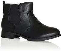 Wide Width Women's Brigitte Ankle Boot by Cloudwalkers in Black (Size 12 W)