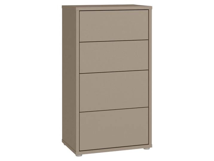 Carryhome Kommode, Taupe, Kunststoff, 4 Schublade(n) Schubladen, 55x99x35 cm, Typenauswahl, Beimöbel erhältlich, in verschiedenen Größen erhältlich, Wohnzimmer, Kommoden & Sideboards, Kommoden