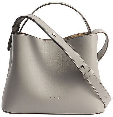 AESTHER EKME Ledertasche - Mini Bag MINI SAC hellgrau EG