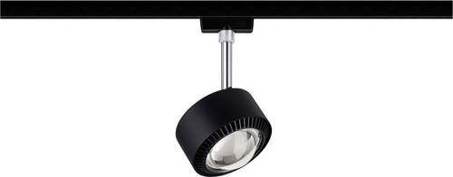 Paulmann URail Aldan Hochvolt-Schienensystem-Leuchte URail LED fest eingebaut 9W LED Schwarz (matt)