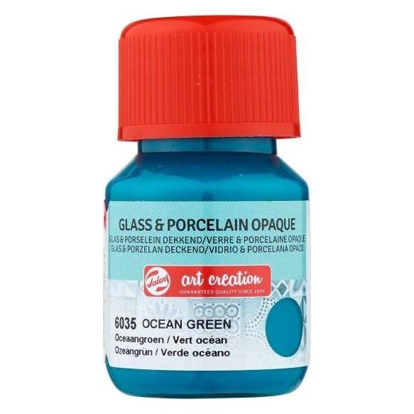 Talens Glass & Porcelain Opaque Bottle Ocean Green 6035 (30 ml) (ROY-410360350)