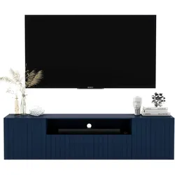 TV-LOWBOARD Elpis2 Marineblau matt 150 cm