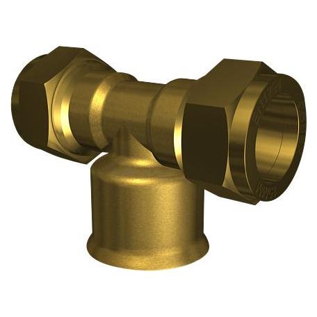 Conex-Banninger IBP CONEX T-Stück 22-3/4-22 mm Kompression mit Muffe (T-Verbindung) (5050027082201)