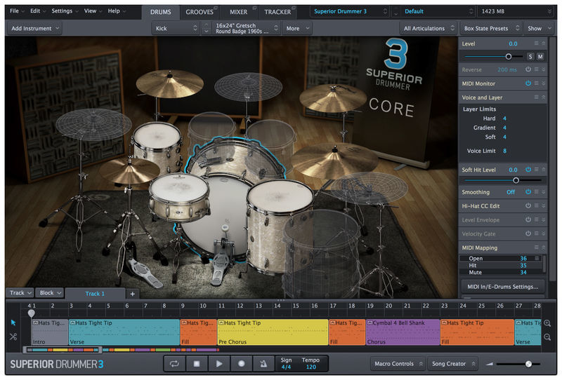 Toontrack Superior Drummer 3 Orch. Edit.