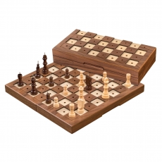 Philos Schachkassette Blindenschach - Feld 33 mm Schach für blinde Menschen 290815
