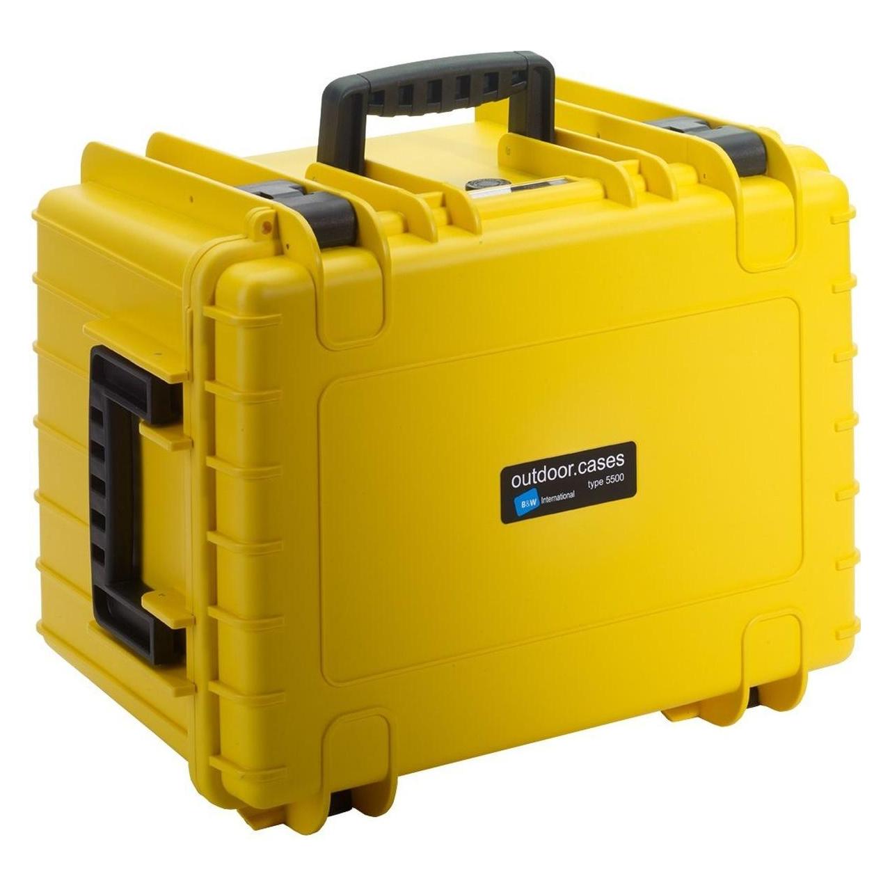 B&W International Outdoor Case 5500 empty yellow (Fotokoffer, 37.90 l) (5500/Y)