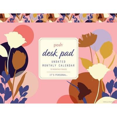 Posh: Desk Pad Undated Monthly Calendar