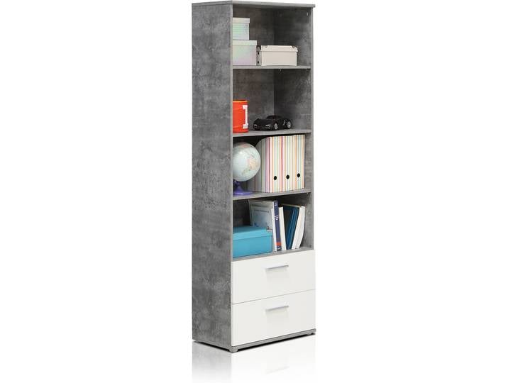 LILLY Regal mit 2 Schubkästen, Material Dekorspanplatte