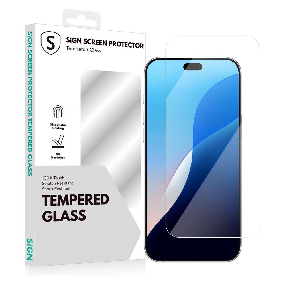 SIGN Screen Protector in Tempered Glass for iPhone 17 Pro (Apple iPhone 17 Pro) (SN-CGIP17P)