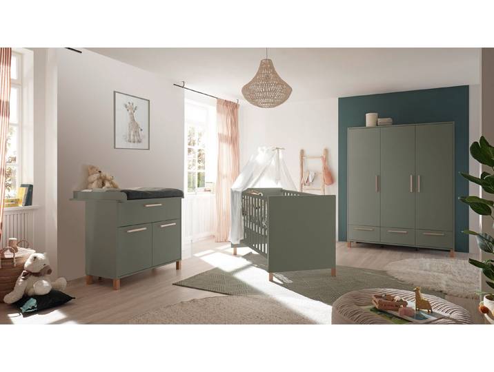 möbel-direkt.de Babyzimmer-Komplettset Kinderzimmer Set Oli
