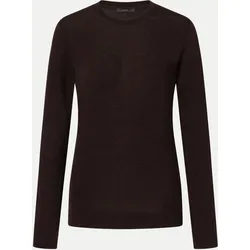 Slim-Fit Langarmshirt Braun 38