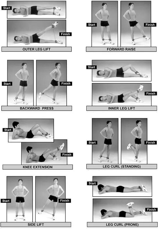 INF Bande de résistance pour les jambes - Entraîneur de saut pour la musculation (60 lb)