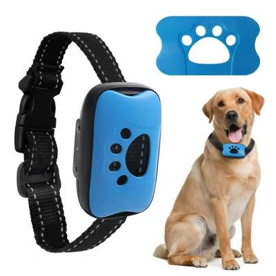 Anti Bark Training Collar Smart Ultrasonic & Vibration Behavior Correction blue