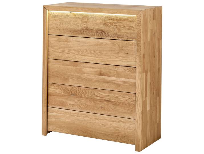 Schubkastenkommode HOME AFFAIRE Ambroise , braun, T:41cm, Sideboards, Schubkastenkommode, Breite 88cm, inkl. LED-Beleuchtung
