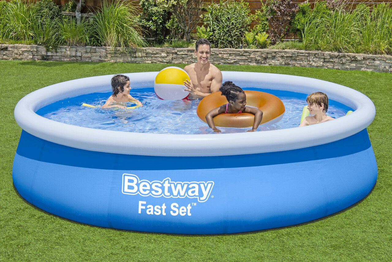 Bestway Pool Fast Set rund Ø 366 x 76 cm blau