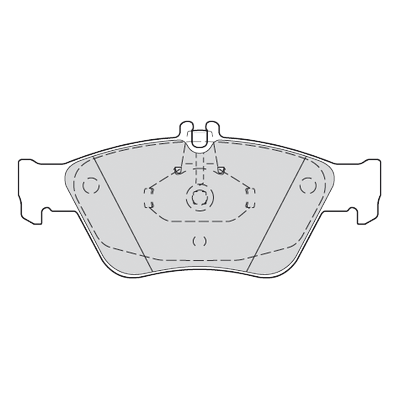 VALEO Bremsbelagsatz, Scheibenbremse FIRST 301357 Vorderachse für Mercedes