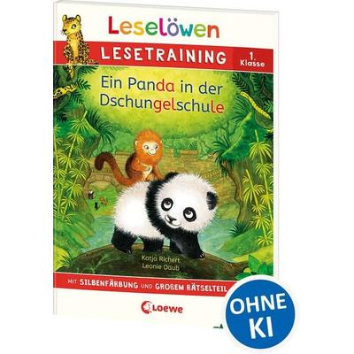 Leselöwen Lesetraining 1. Klasse - Ein Panda in der Dschungelschule, Taschenbuch von Katja Richert, Loewe, 978-3-7432-1059-2