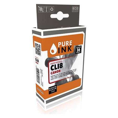 Pure Ink CAN8BK PI CANON CLI8BK MP Tinte photo blk rebuilt Chip 13ml (BK) (CAN8BK)