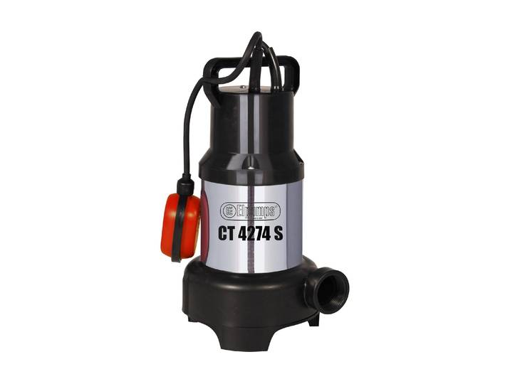 Schmutzwasserpumpe Elpumps CT 4274 S , silber (schwarz), B:16cm H:19cm L:32,5cm, Pumpen, Schmutzwasserpumpe