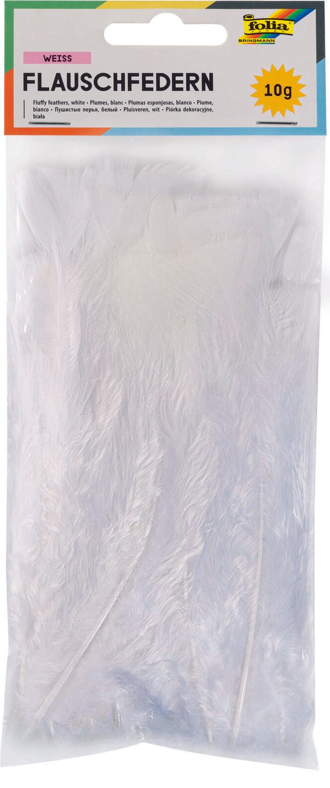 folia Federn weiß 53010