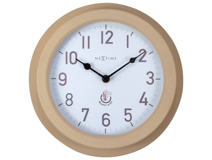 Wanduhr Poppy Braun