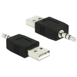 DeLOCK 66069 Kabeladapter USB A 3,5 Schwarz