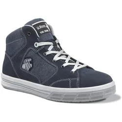 U-Power, Sicherheitsschuhe, Sicherheitsstiefel Caravan Grösse 47 blau S1P SRC EN ISO 20345 Veloursleder / Textilmaterial (S1P, 47)