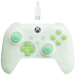 8bitdo Ultimate Mini Wired Xbox Pad Clear Green (Windows, Xbox One S, Xbox Series X), Gaming Controller, Grün