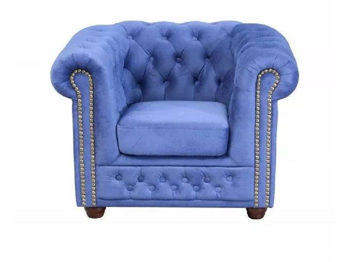 JVmoebel Chesterfield-Sessel Chesterfield York Textil Couch in klassischem Design (1-St., Chesterfield York Textil), Made in Europa