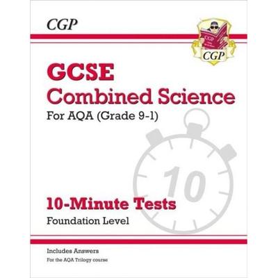 GCSE Combined Science: AQA 10-Minute Tests - Foundation (includes answers), Taschenbuch von Cgp Books, CGP Books, 978-1-78294-848-3