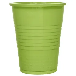 MONOUSO - Plastikbecher PP Wiederverwendbar Grün 240ml (25 Stück)