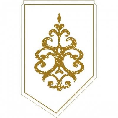 Sovie HORECA Kännchenanfasser Royal Line Gold aus Tissue 9-lagig, 100 x 65 mm, 150 Stück - Ornamente