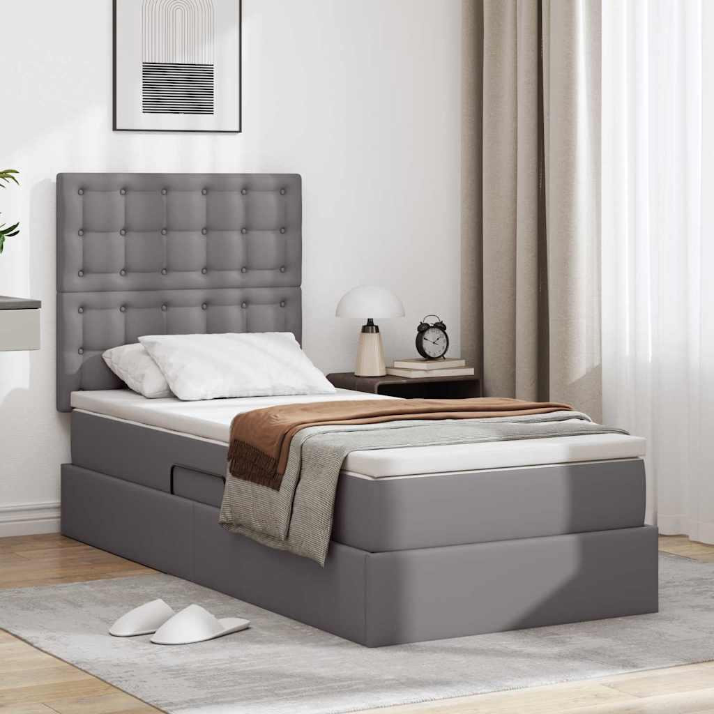 Prolenta Bed met LED-verlichting onder het bed, 90 x 190 cm