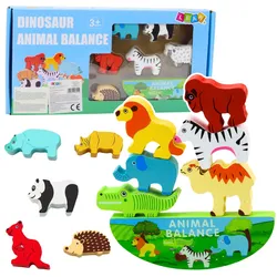 Balanced Animals Geschicklichkeitsspiel aus Holz 13El