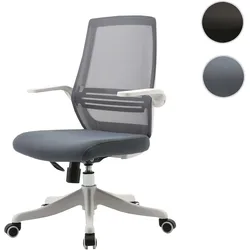 SIHOO Moderner ergonomischer Bürostuhl, Schreibtischstuhl, atmungsaktiv, Taillenstütze, anhebbare Armlehne ~ grau