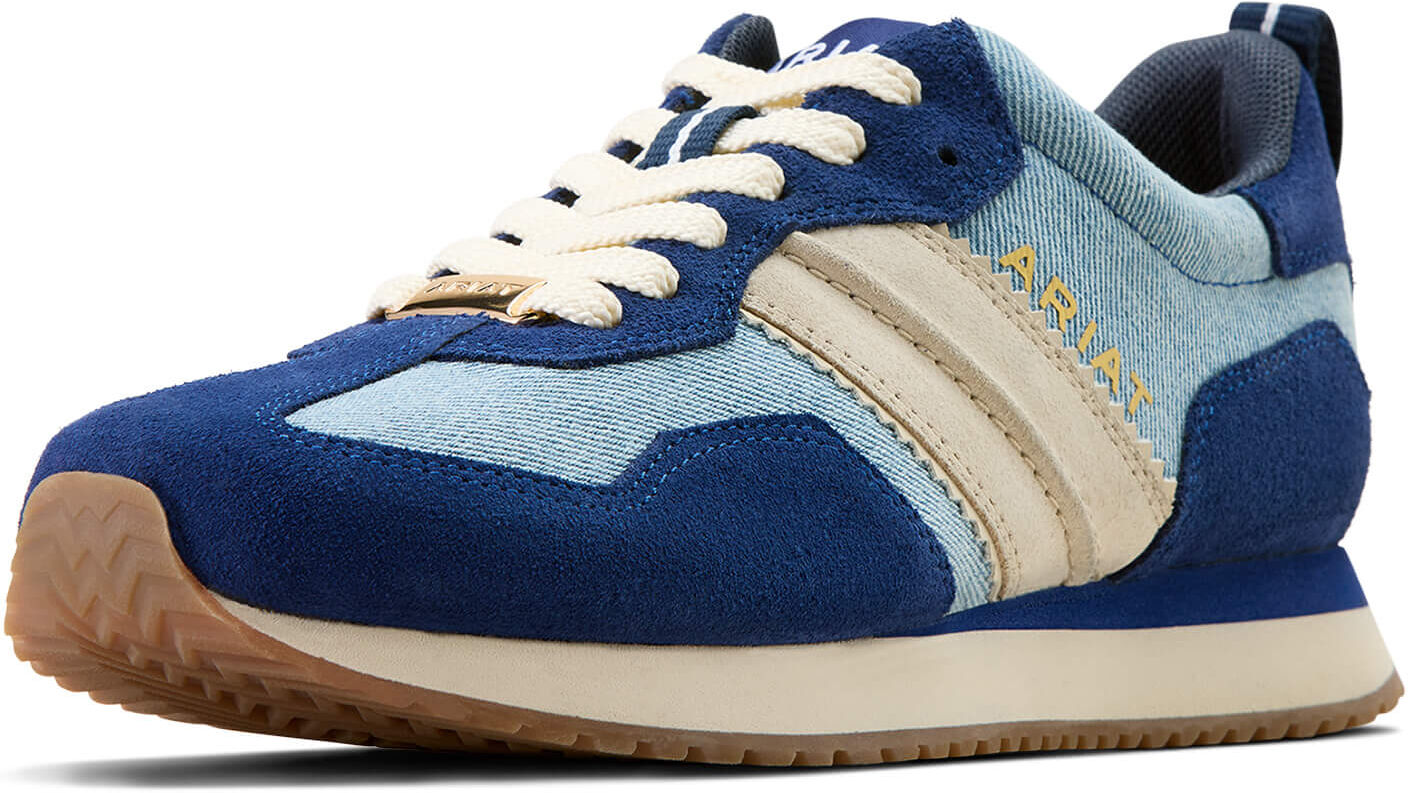Women's Ranch Runner Shoe in Light Denim Blue Depths, Size: 10 B / Medium by Ariat