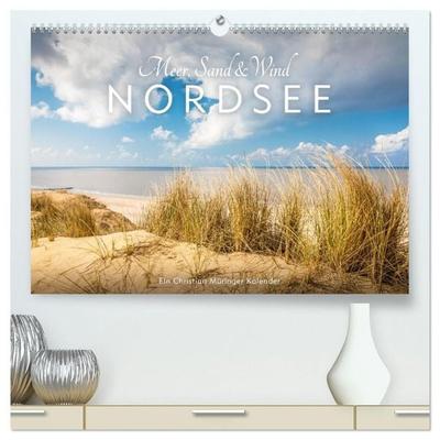 Nordsee - Meer, Sand und Wind (hochwertiger Premium Wandkalender 2027 DIN A2 quer), Kunstdruck in Hochglanz