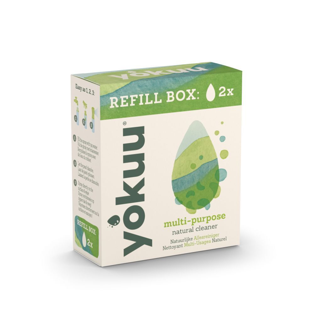 Yokuu Natuurlijke Allesreiniger Refill Box 2 St Kombipackung