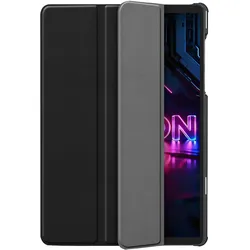 Just in Case Smart Tri-Fold Buchhülle Schwarz Lenovo Legion Tab Gen 5 (Lenovo Legion Tab), Tablet Hülle, Schwarz