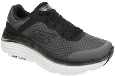Skechers Performance Max Cushioning Endeavour - Mens 7.5 Grey Running Shoes Medium